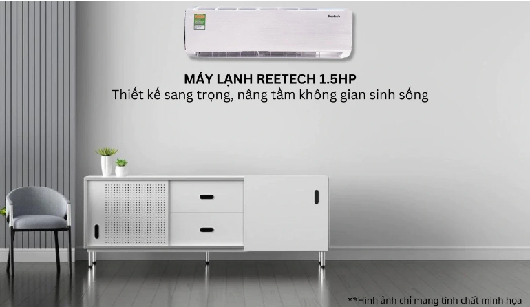 Máy lạnh - Reetech Mono 1.5 HP RT/RC12 - Xuất sứ Thái Lan